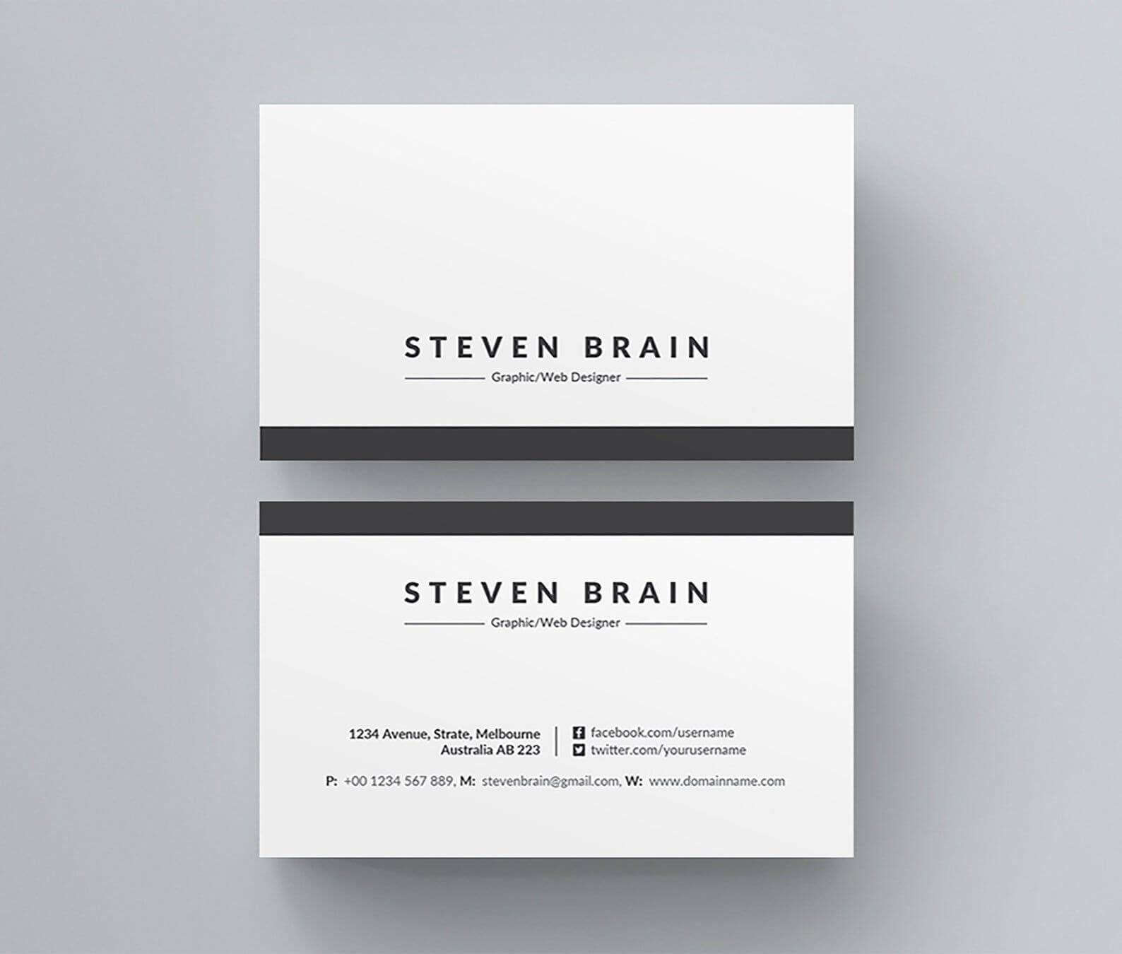 Business Card Template Business Card Design Ms Word Business Inside Ms Word Business Card Template