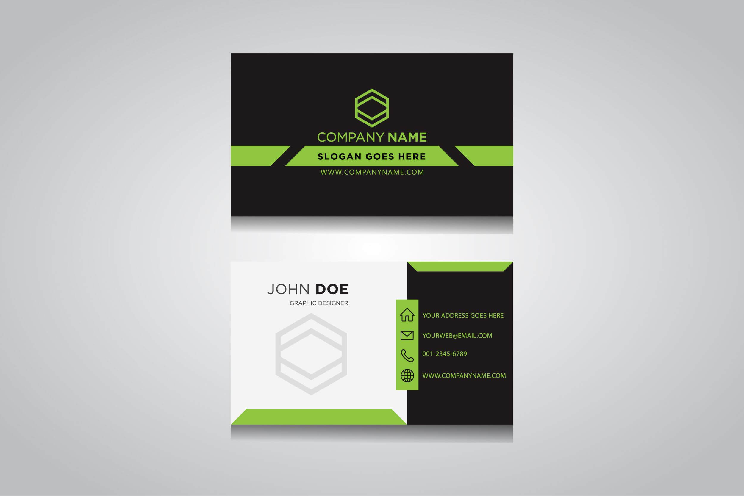 Business Card Template. Creative Business Card | Cleaning For Business Card Maker Template