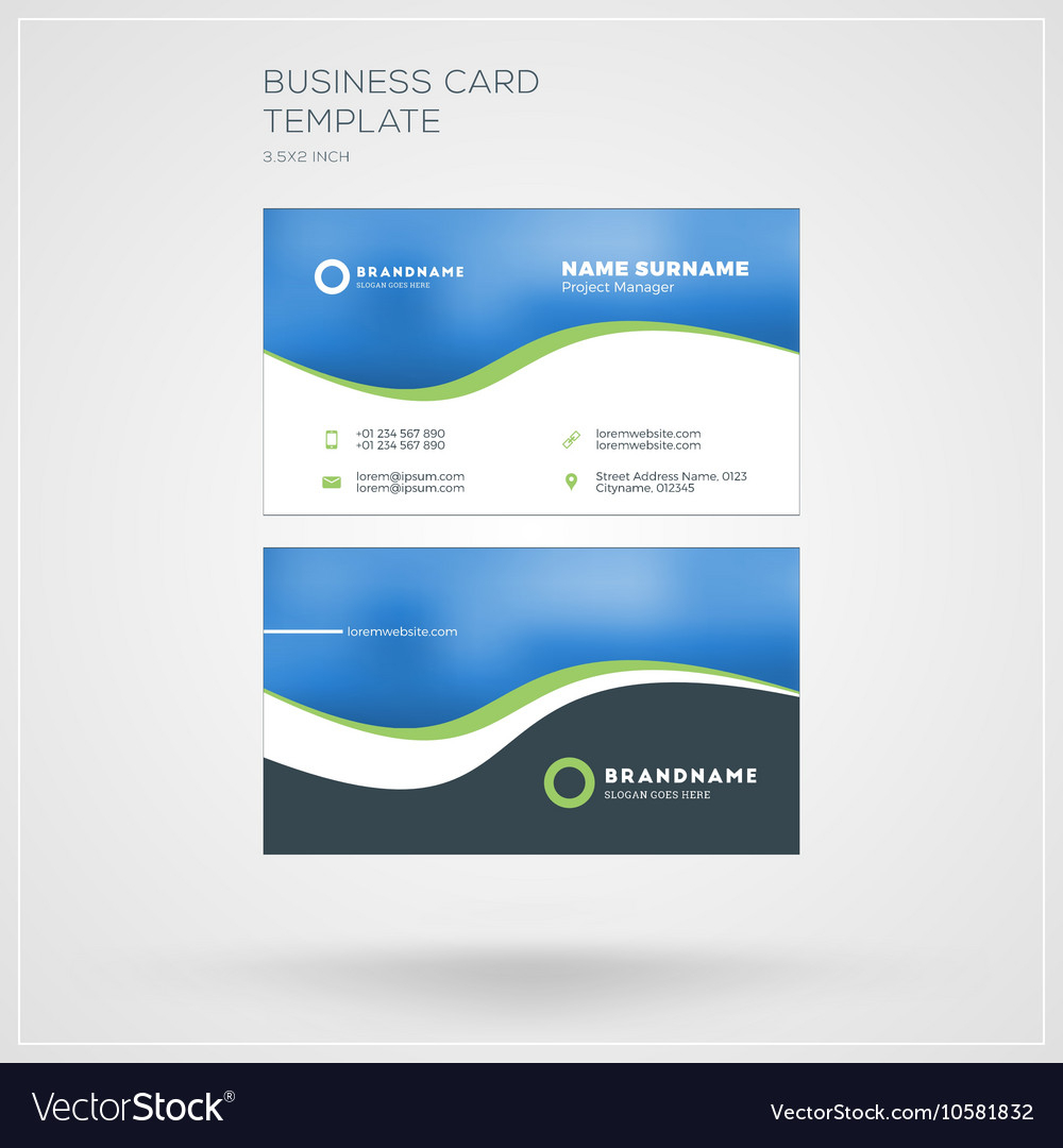 Business Card Template Personal Visiting Card With In Free Personal Business Card Templates