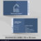 Business Card Template Real Estate Agency Design inside Real Estate Agent Business Card Template