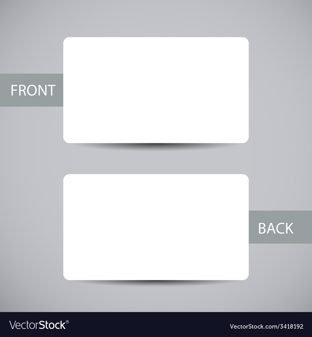 Business Card Template Throughout Plain Business Card Template