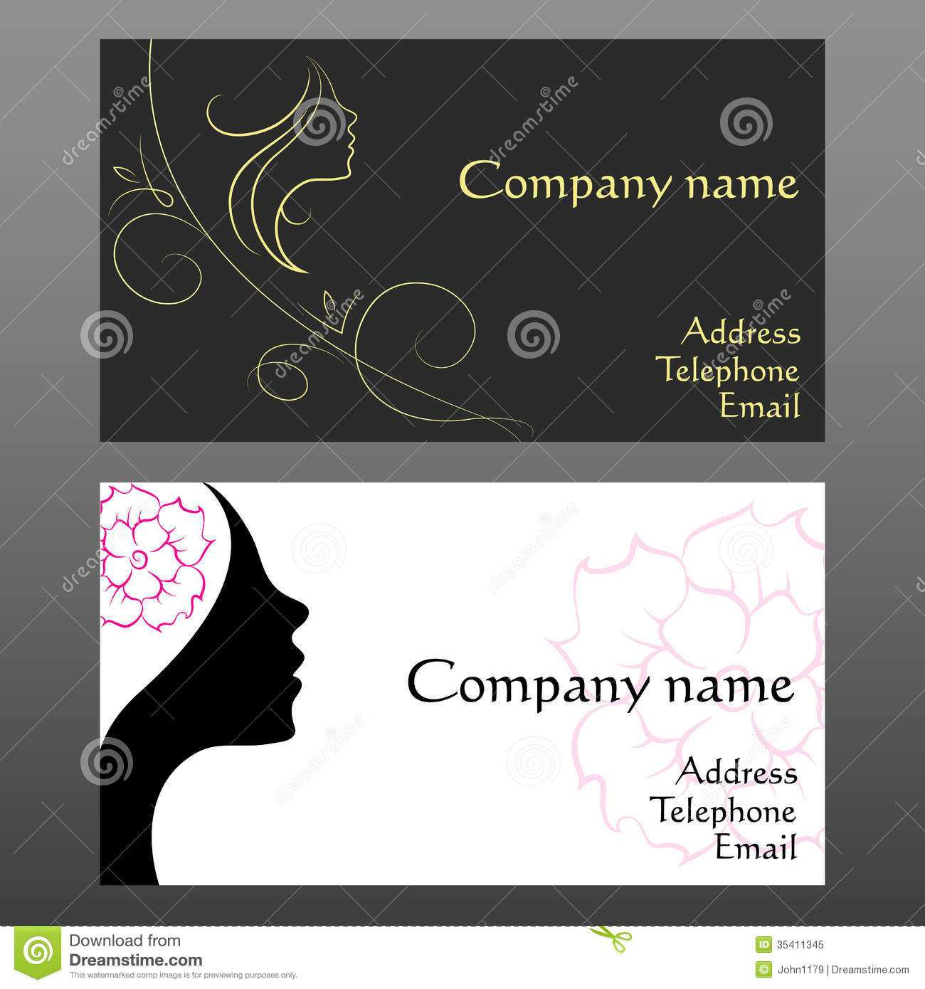 Business Cards And Resume Template With Regard To Hairdresser Business Card Templates Free