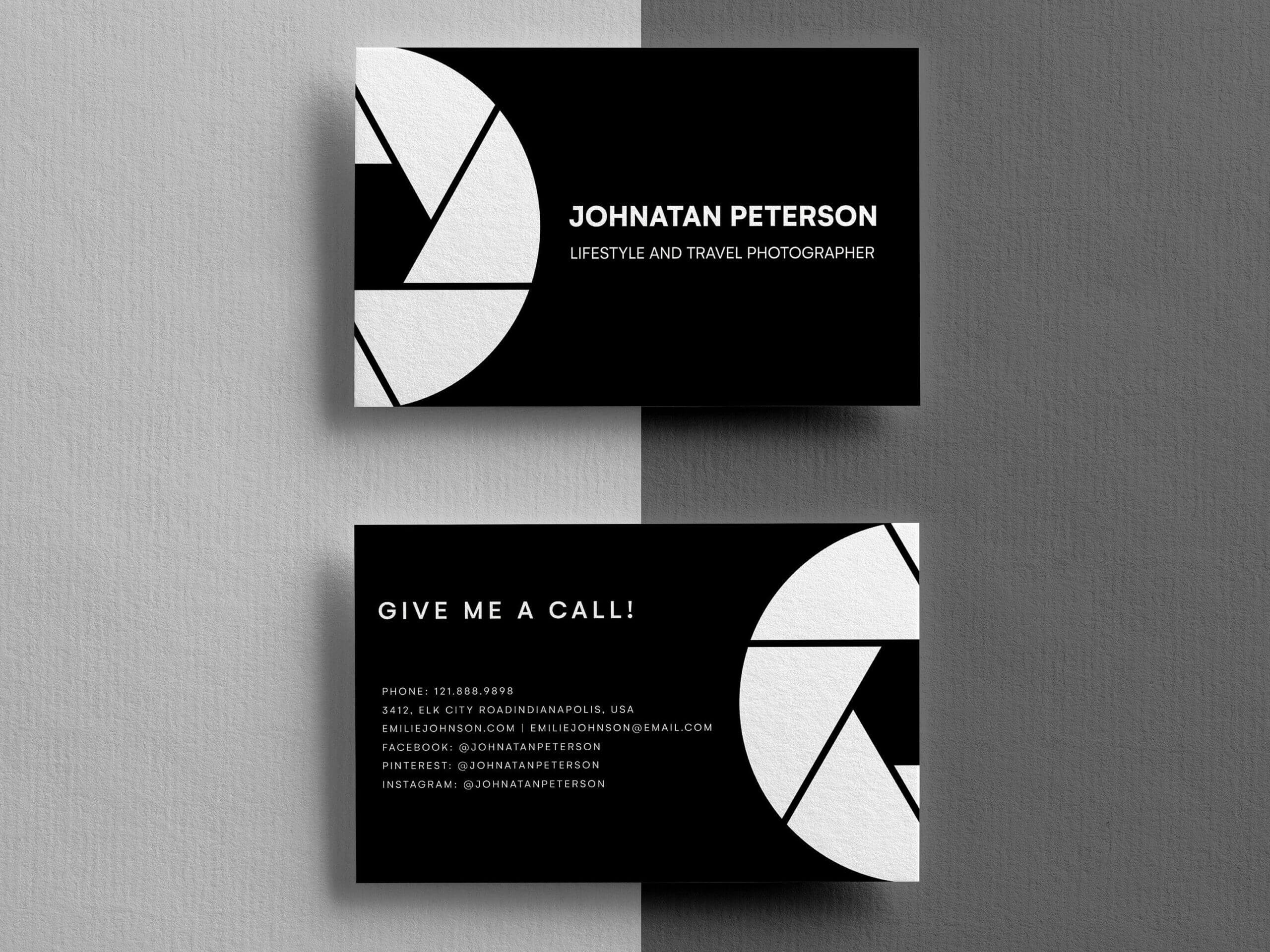 Business Cards, Business Card Template, Business Card Inside Call Card Templates