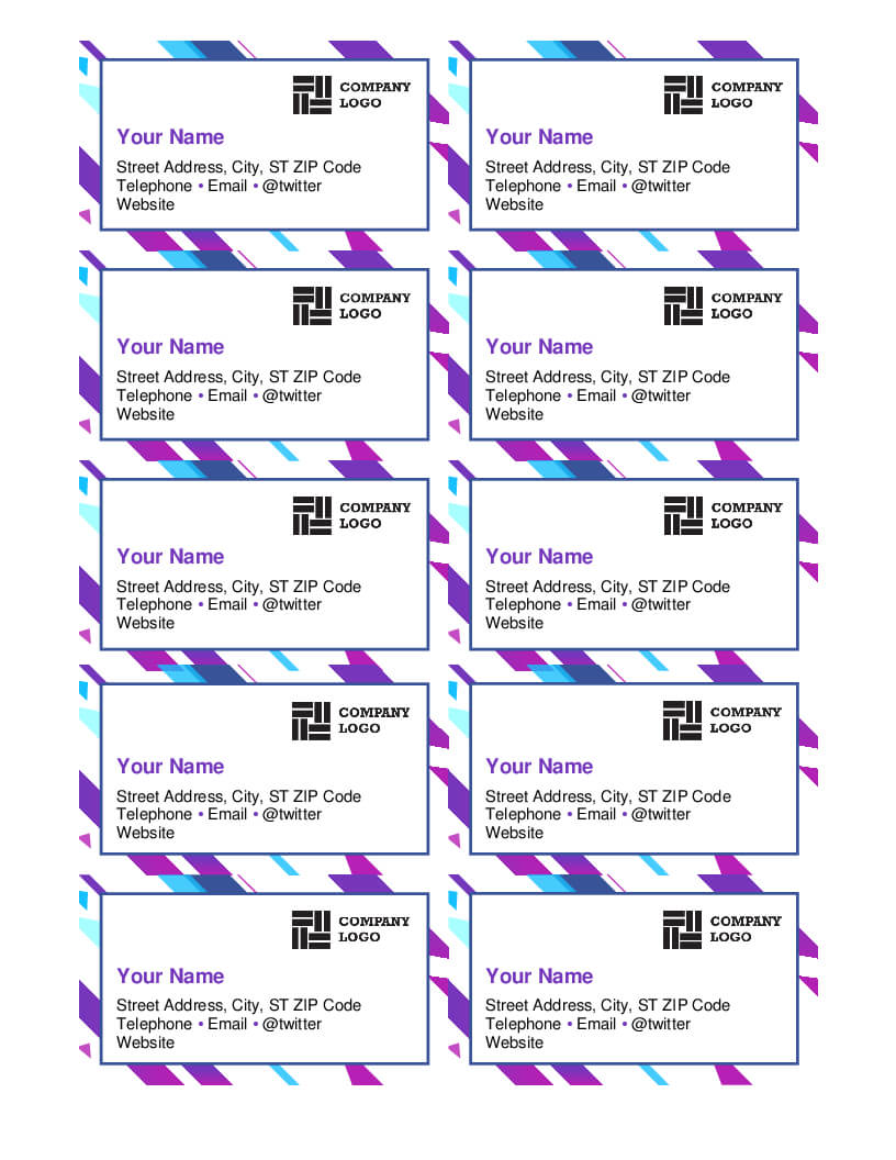 Business Cards (Level Design) Within Business Cards Templates Microsoft Word