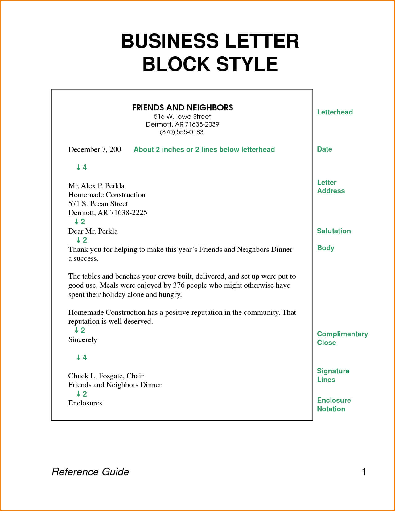 Business Letter Block Style Letters Format Download Free Intended For Modified Block Letter Template Word