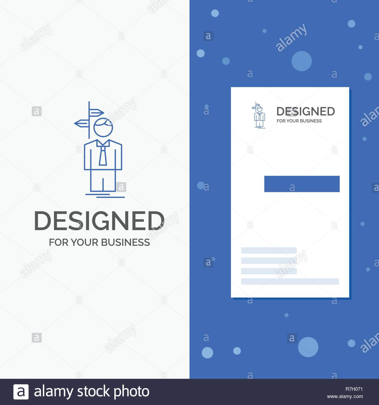 Business Logo For Arrow, Choice, Choose, Decision, Direction Within Decision Card Template