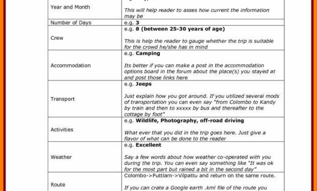 Business Report Template Visit Doc Trip Free Excel Examples with regard to Sales Trip Report Template Word