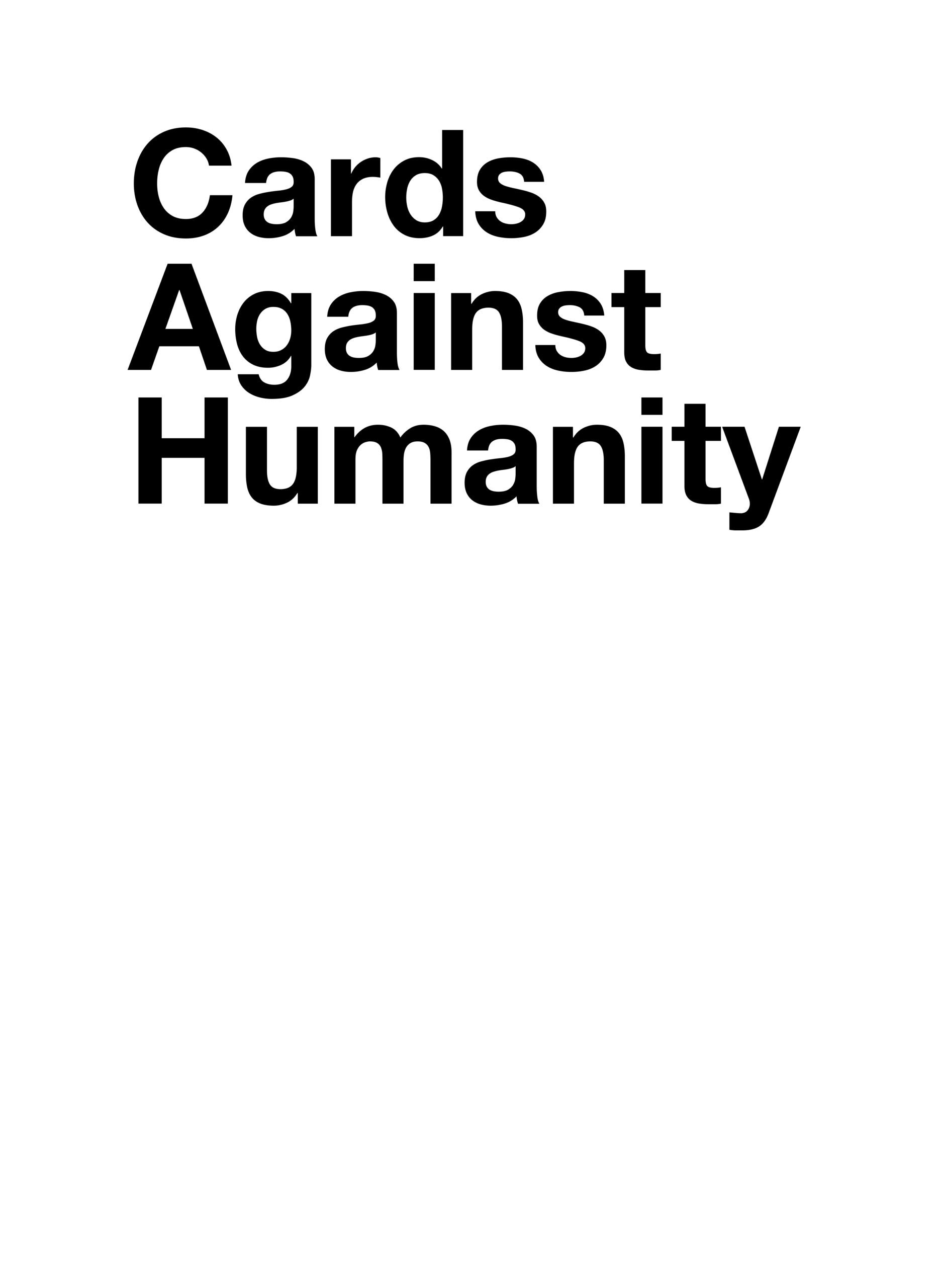 Cards Against Humanity - Card Generator Intended For Cards Against Humanity Template
