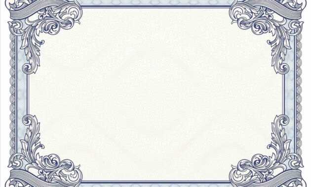 Certificate Borders Design Unique Certificate Border Design intended for Certificate Border Design Templates