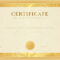 Certificate, Diploma Of Completion Template, Background Gold.. Pertaining To Certificate Scroll Template