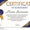 Certificate Of Achievement Or Diploma. Elegant Light within Certificate Of Attainment Template