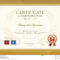 Certificate Template In Basketball Sport Theme With Gold With Basketball Camp Certificate Template