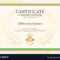 Certificate Template In Sport Theme With Border With Tennis Certificate Template Free