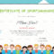 Certificate Template Kids – Forza.mbiconsultingltd Pertaining To Children's Certificate Template