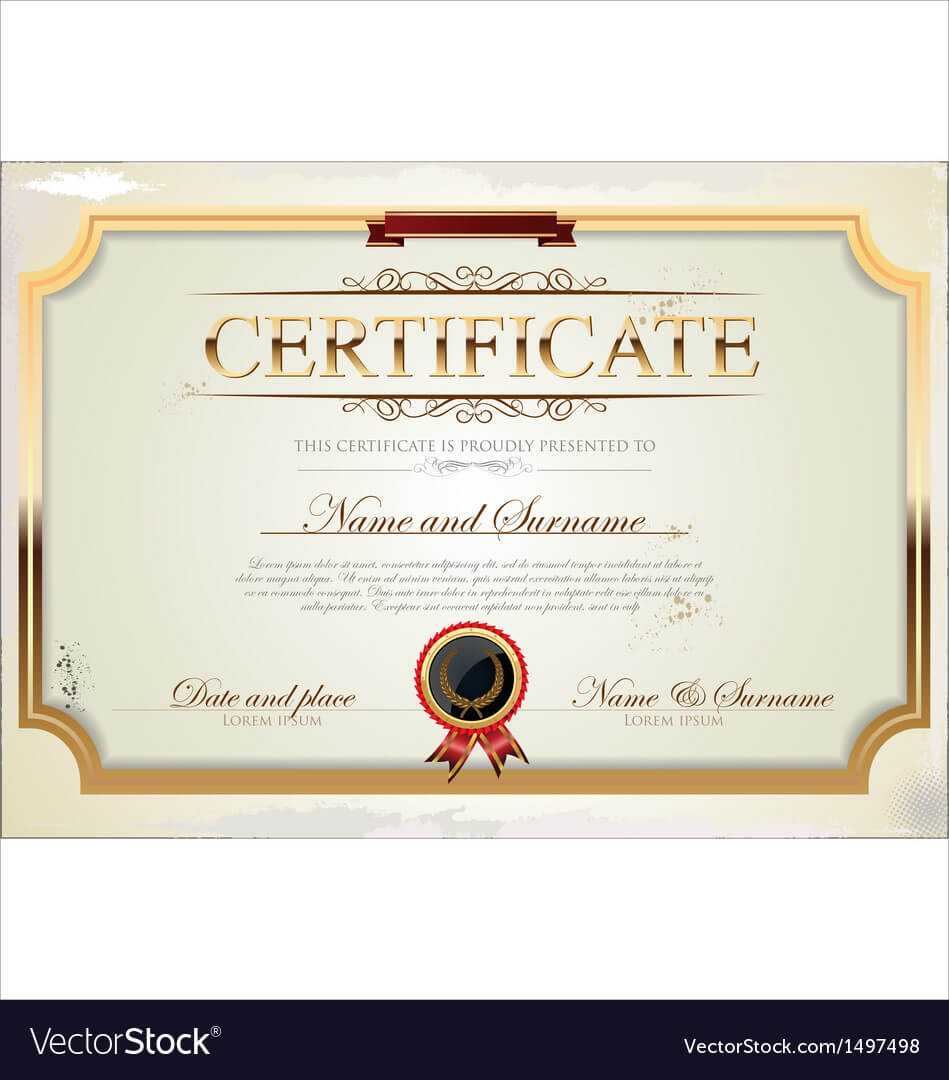 Certificate Template Within Commemorative Certificate Template