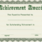 Certificate Templates | Green Award Certificate Powerpoint For Award Certificate Template Powerpoint