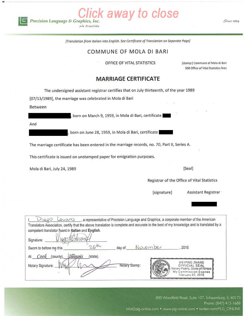 Certificate Templates: Marriage And Divorce Certificate Within Marriage Certificate Translation From Spanish To English Template