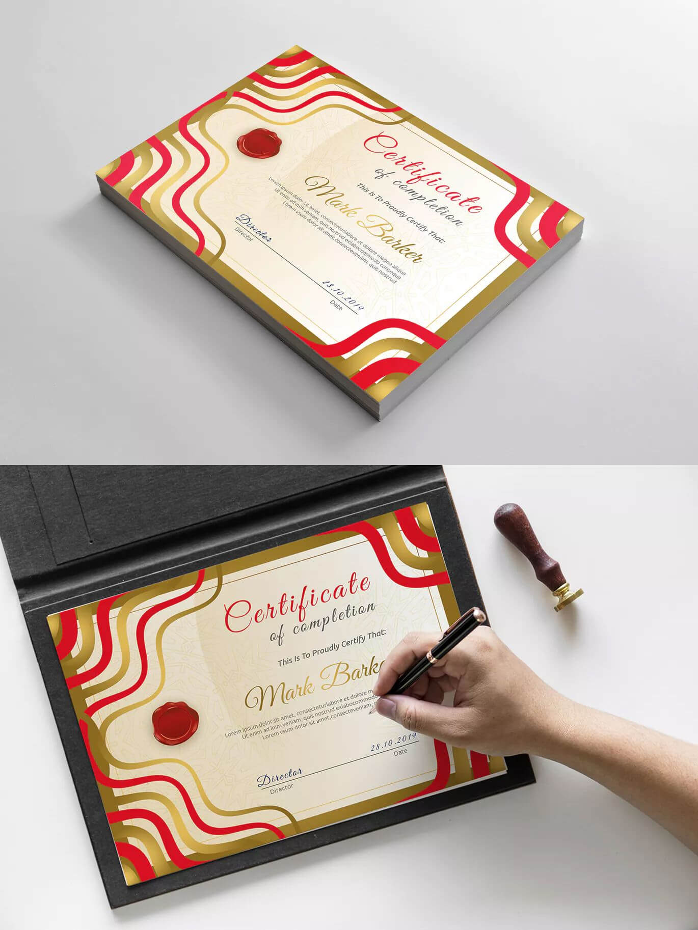 Certificatecurvedesign On | Certificate Templates With Regard To Gift Certificate Template Indesign
