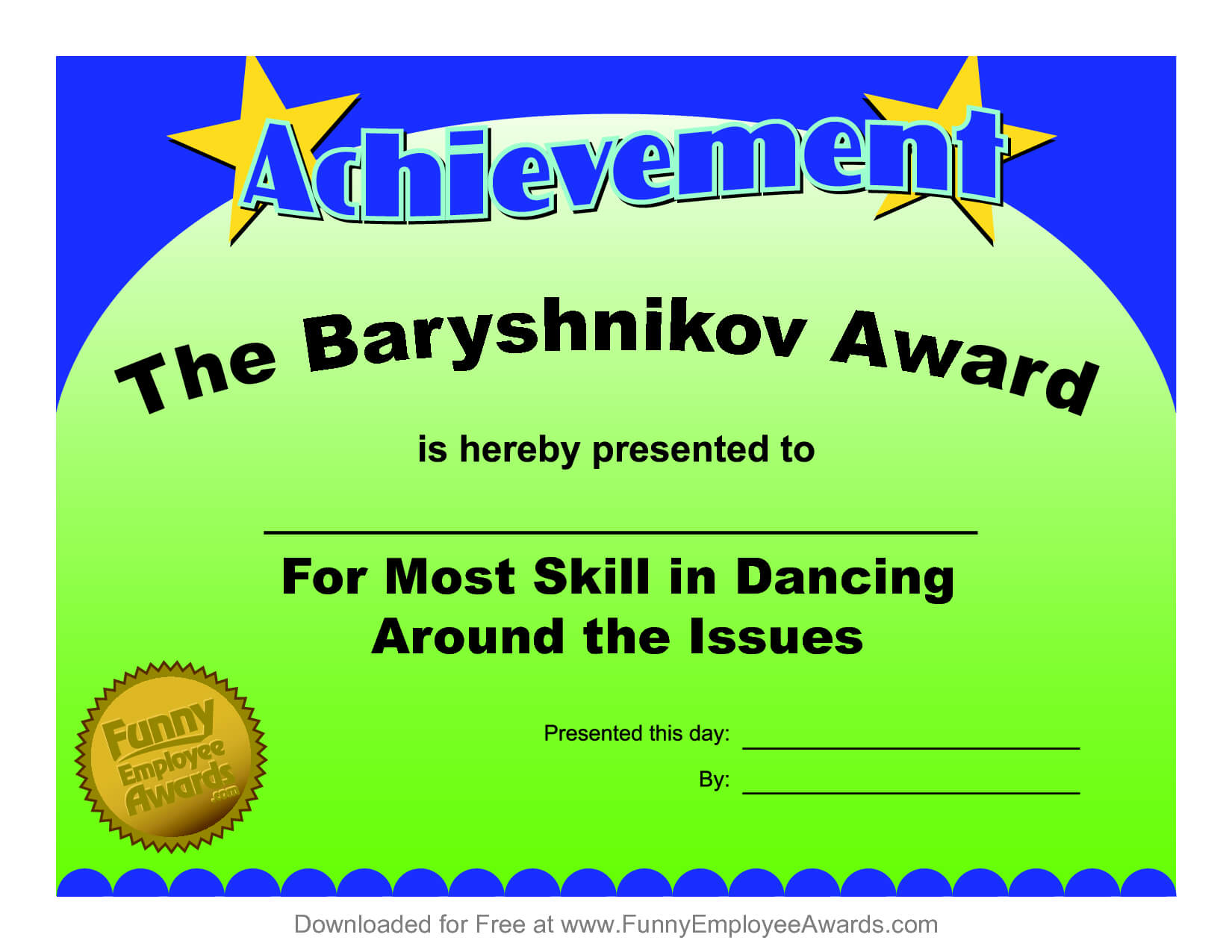Certificates Fun Certificate From Funny Employee He Bar Intended For Free Printable Funny Certificate Templates