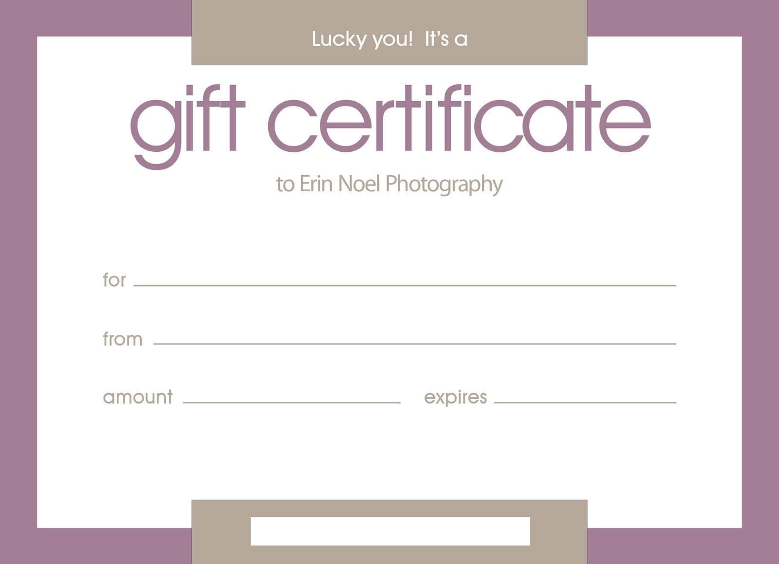Certificates: Stylish Free Customizable Gift Certificate Pertaining To Certificate Template For Pages