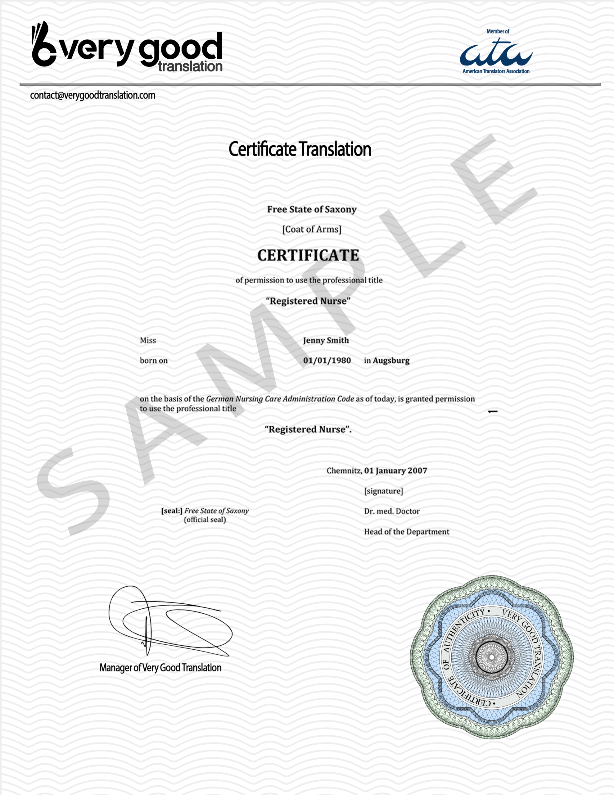 Certified Spanish To English Document Translation Services In Birth Certificate Translation Template Uscis