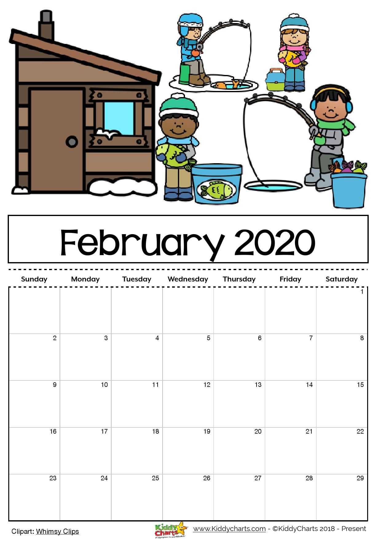 Check Out Our Free Editable 2020 Calendar Available For With Regard To Blank Calendar Template For Kids