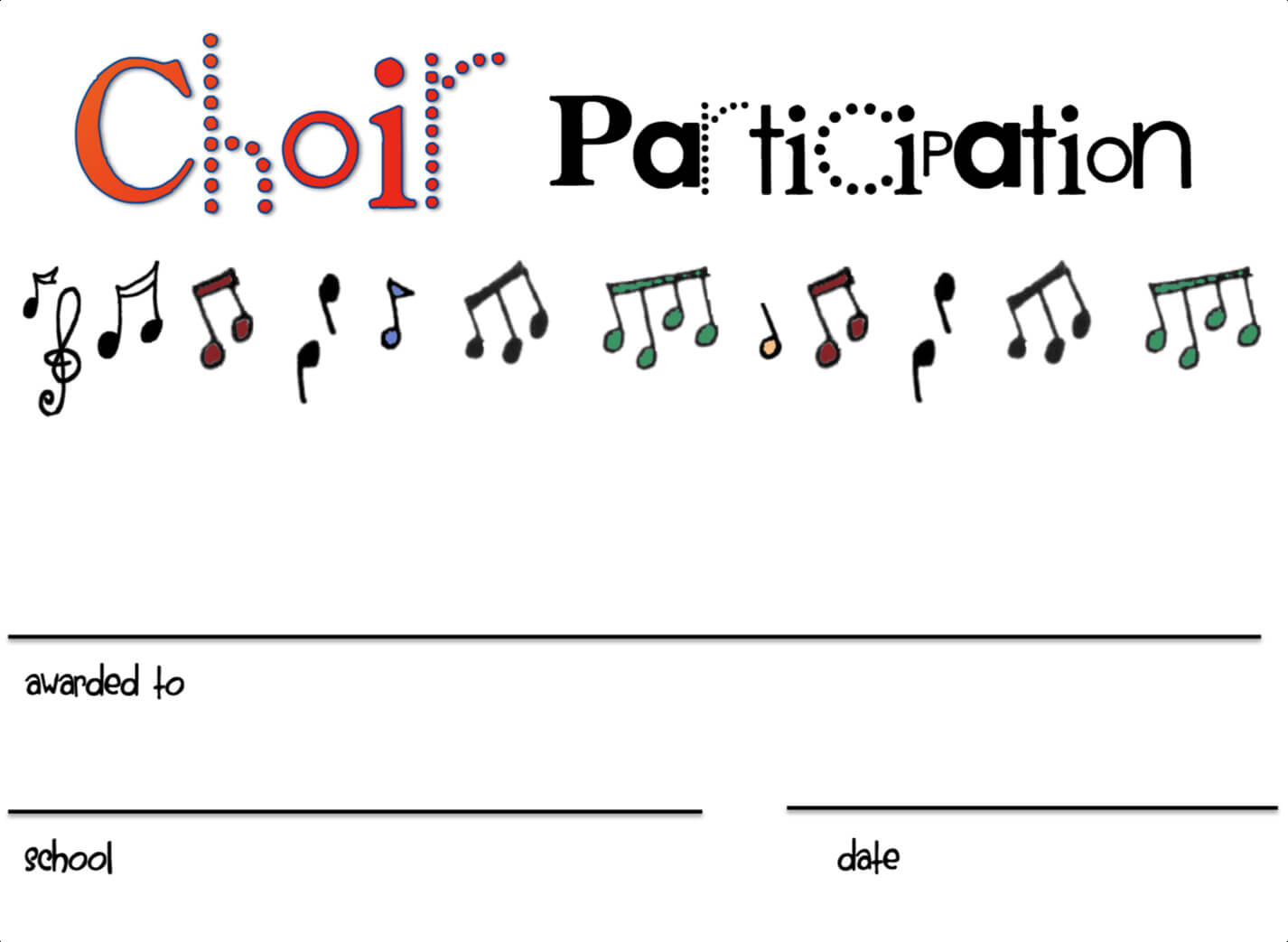 Choir Certificate Template ] – Choir Award Certificates Pertaining To Choir Certificate Template