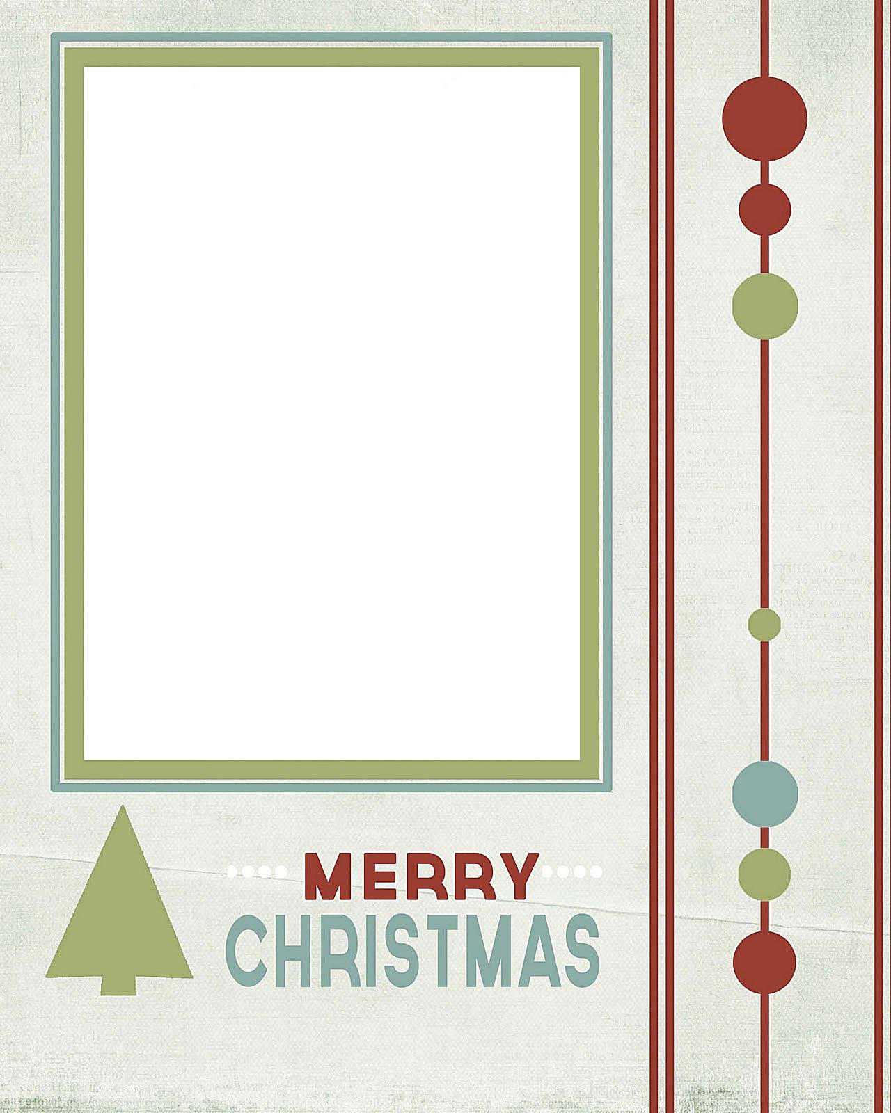 Christmas Card Photo Templates Free – Zimer.bwong.co For Print Your Own Christmas Cards Templates