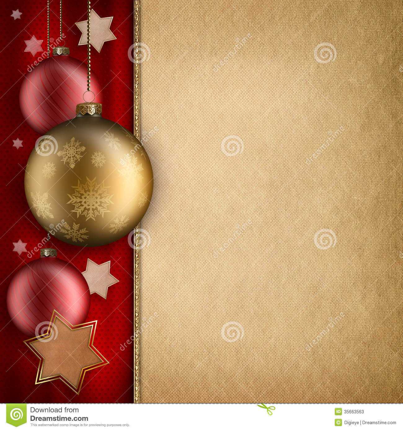 Christmas Card Template – Baulbles And Stars Stock Intended For Blank Christmas Card Templates Free