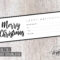 Christmas Gift Certificate, Gift Certificate Printable, Gift Regarding Black And White Gift Certificate Template Free