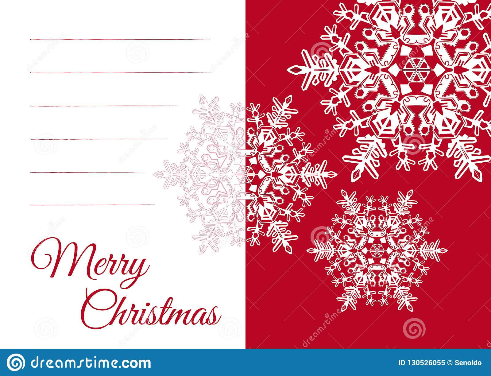 Christmas Greeting Card Template With Blank Text Field Stock Inside Blank Christmas Card Templates Free