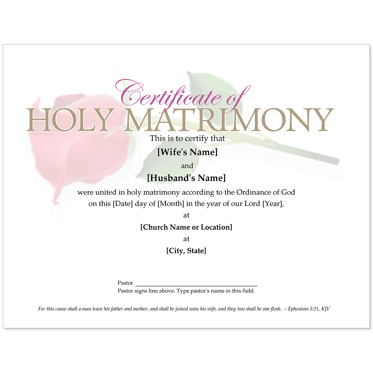 Church Marriage Certificate Template | Certificate Templates Pertaining To Certificate Of License Template