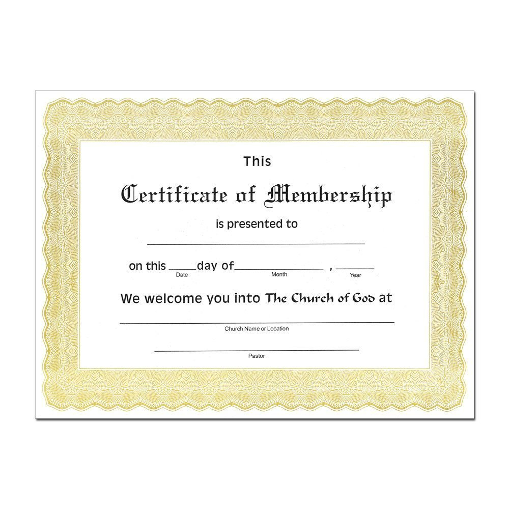Church Membership Certificate – Forza.mbiconsultingltd Regarding New Member Certificate Template