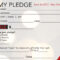 Church Pledge Form Template Hausn3Uc | Goal Charts, Free Regarding Fundraising Pledge Card Template