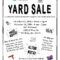 Church Yard Sale Flyer | Gt Midwest: Garage Sale | Sale In Garage Sale Flyer Template Word