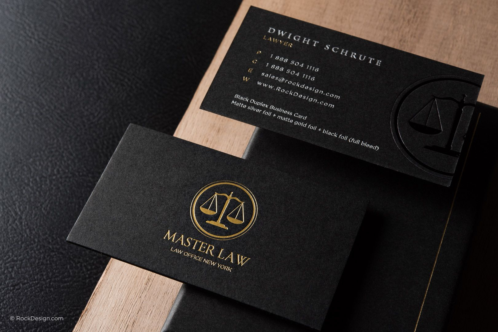 Classic Modern Black Duplex Attorney Business Card Template Inside Lawyer Business Cards Templates
