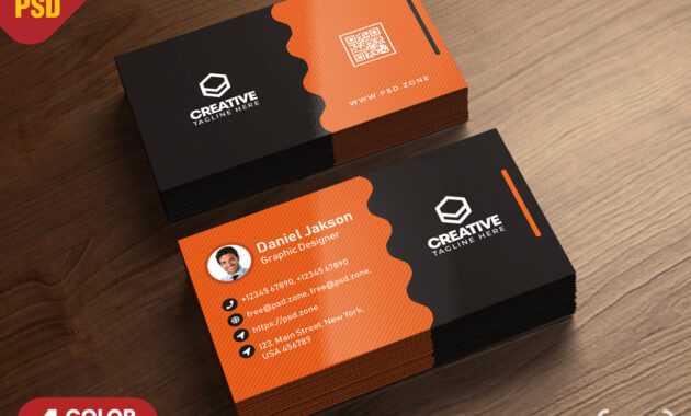 Clean Business Card Psd Templates - Psd Zone pertaining to Visiting Card Psd Template