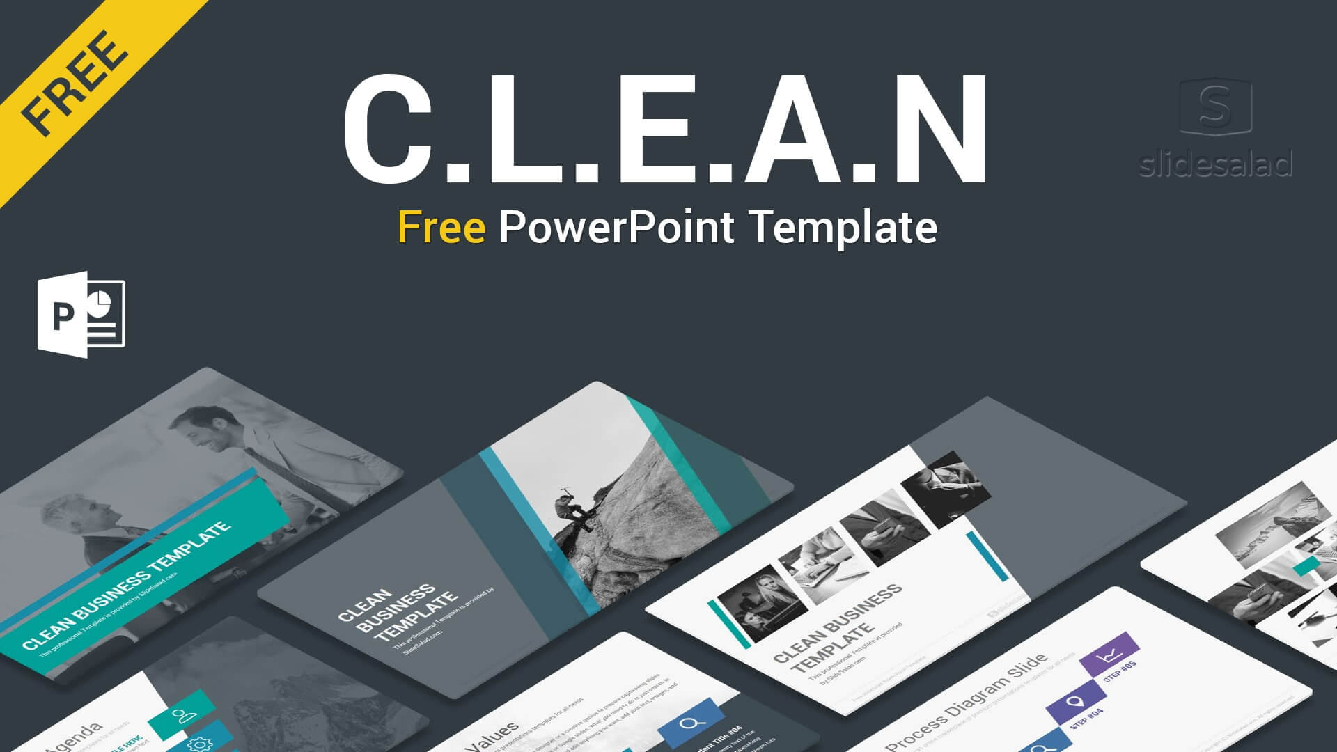 Clean Free Powerpoint Template – Free Download In Powerpoint Sample Templates Free Download