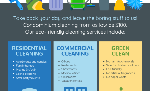 Cleaning Service Flyer | Commercial Cleaning Services with regard to Commercial Cleaning Brochure Templates