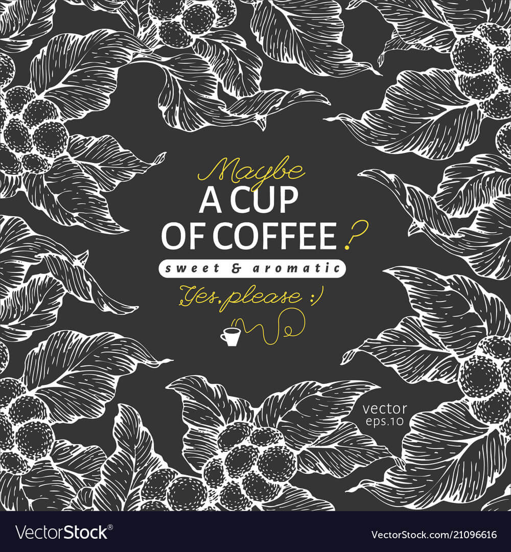 Coffee Tree Banner Template Pertaining To Sweet 16 Banner Template