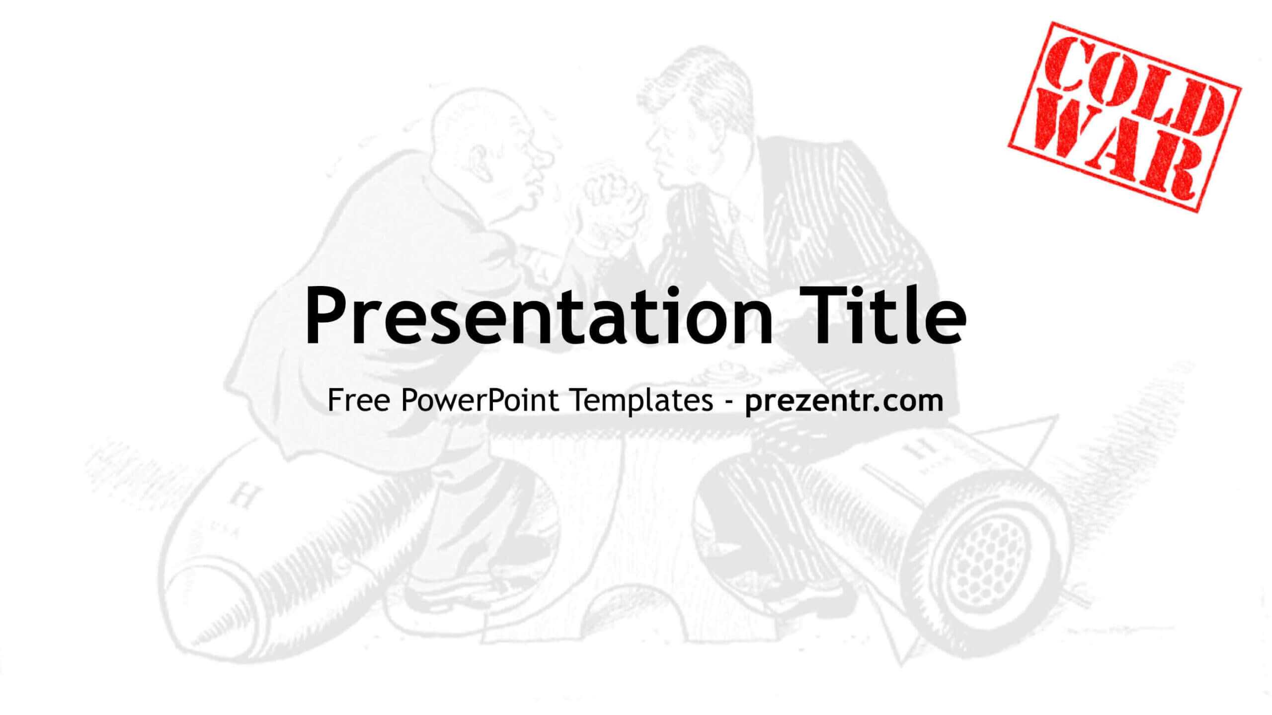 Cold War Powerpoint Template – Prezentr Throughout Powerpoint Templates War