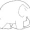 Collection Of Free Acalephans Clipart Template. Download On Throughout Blank Elephant Template