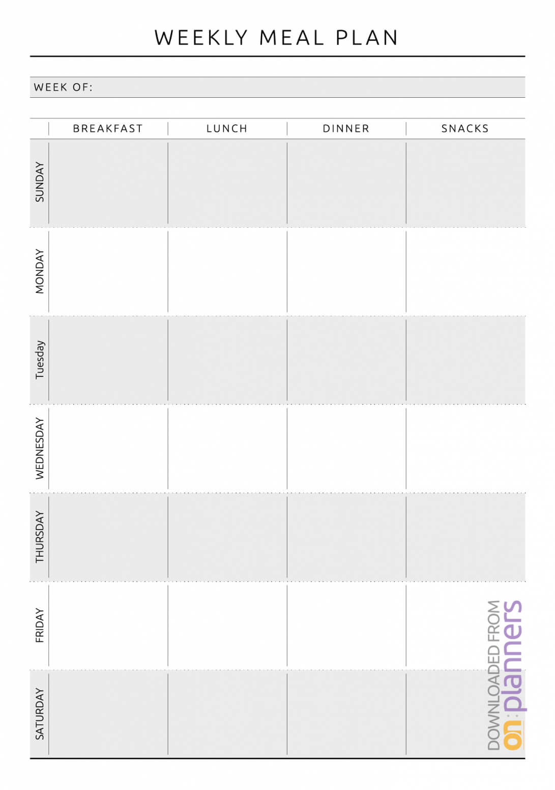 Color Pages ~ Free Blank Weekly Chart Template Printable Within Blank Reward Chart Template