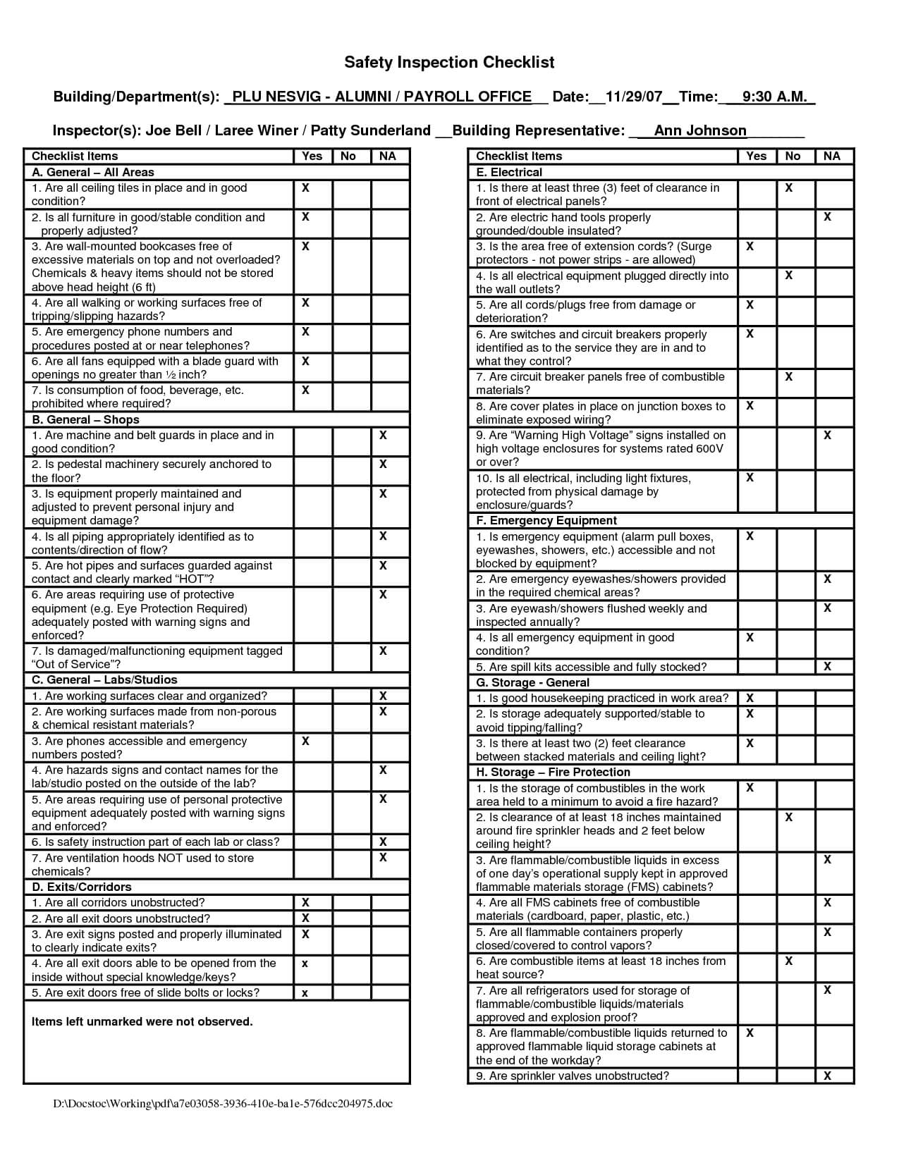 Commercial Property Inspection Report Template And Throughout Commercial Property Inspection Report Template