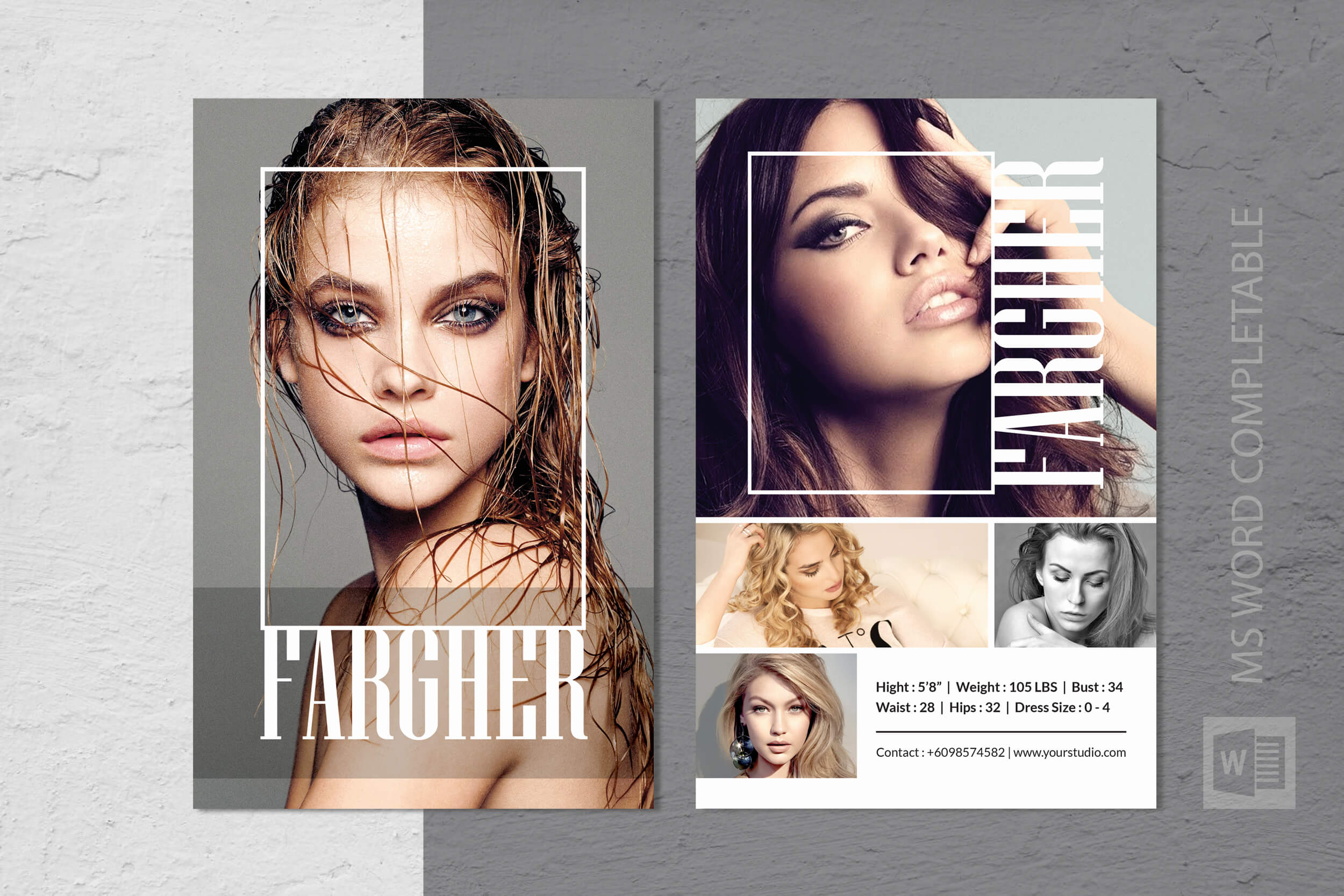 Comp Card Template – Forza.mbiconsultingltd Pertaining To Model Comp Card Template Free