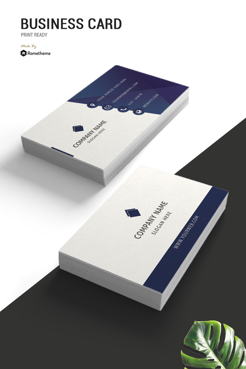 Company – Business Card Corporate Identity Template Within Company Business Cards Templates