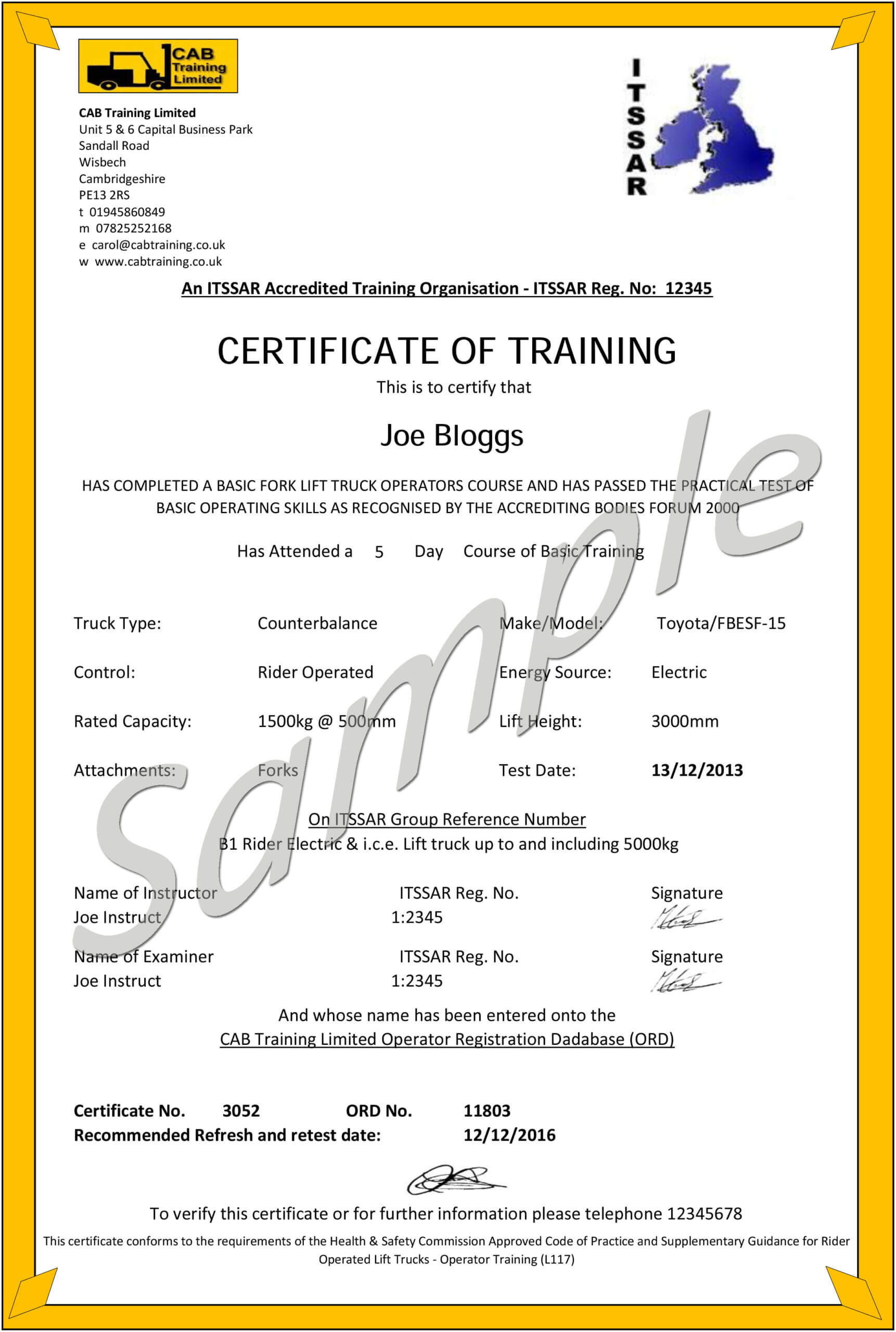 Company Forklift License: Engage Project. Pertaining To Forklift Certification Card Template