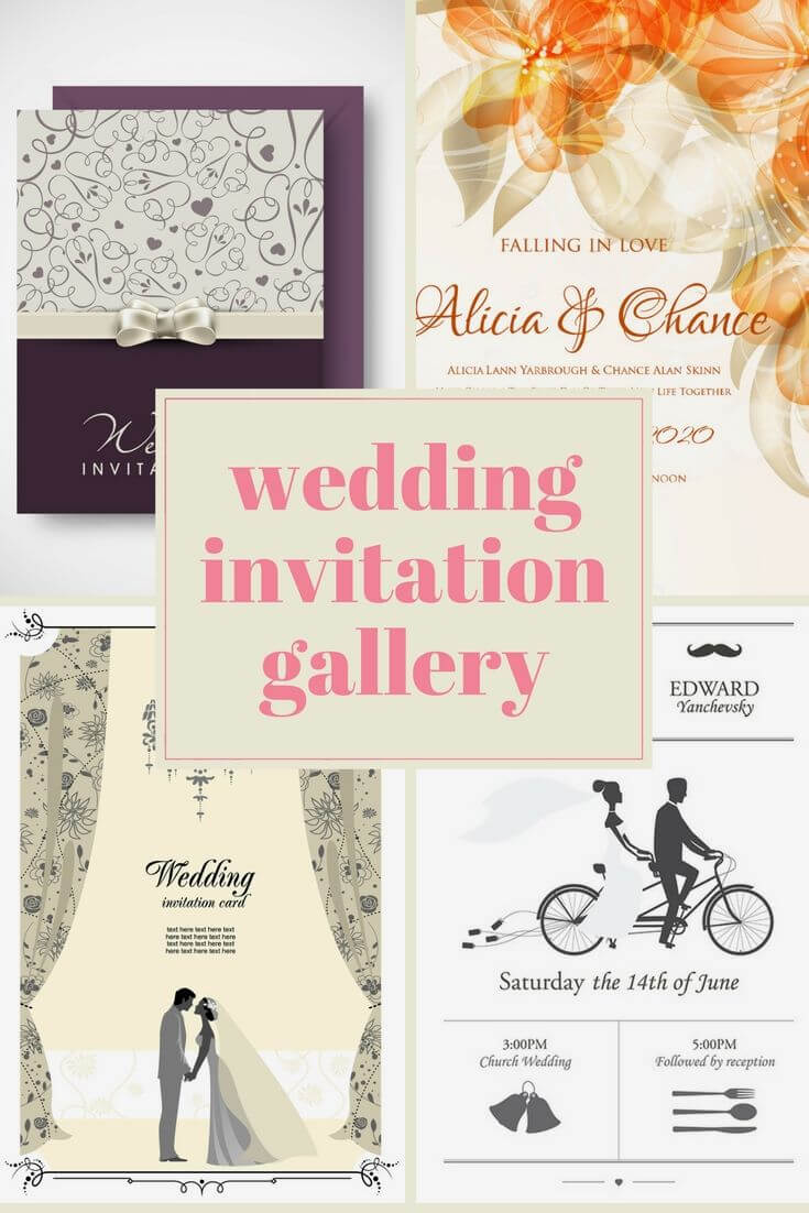 Completely Free Wedding Invitation Cards Illustrations Throughout Church Wedding Invitation Card Template