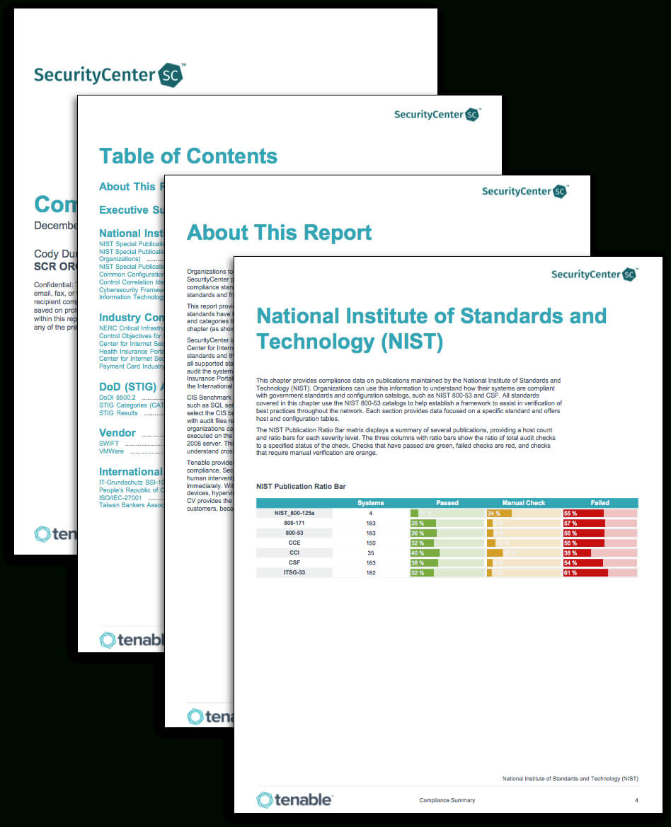 Compliance Summary Report - Sc Report Template | Tenable® Intended For Pci Dss Gap Analysis Report Template