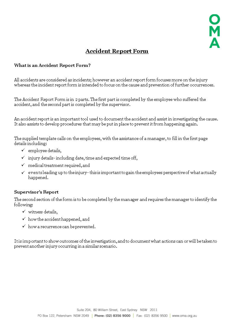 Construction Job Site Incident Report Form | Templates At Inside Construction Accident Report Template